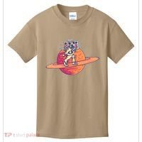 Saturn Astronaut Music Kids T-Shirt thumb 0