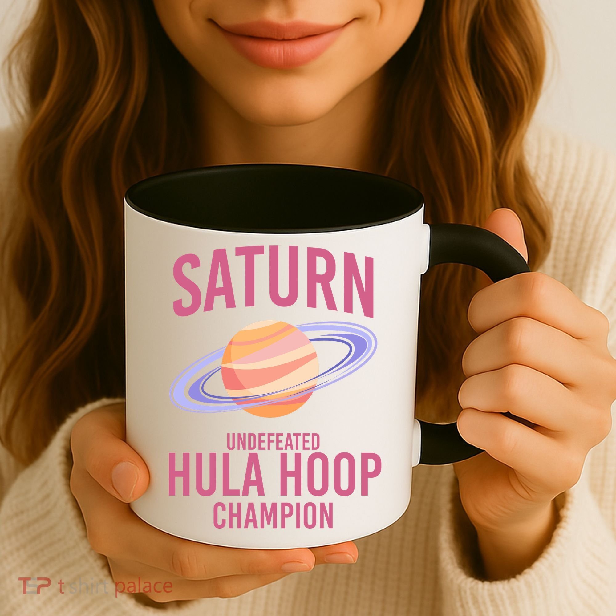 Saturn Undefeated Hula Hoop Coffee Mug