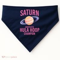Saturn Undefeated Hula Hoop USA-Made Doggie Bandana thumb 0