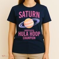 Saturn Undefeated Hula Hoop T-Shirt thumb 4