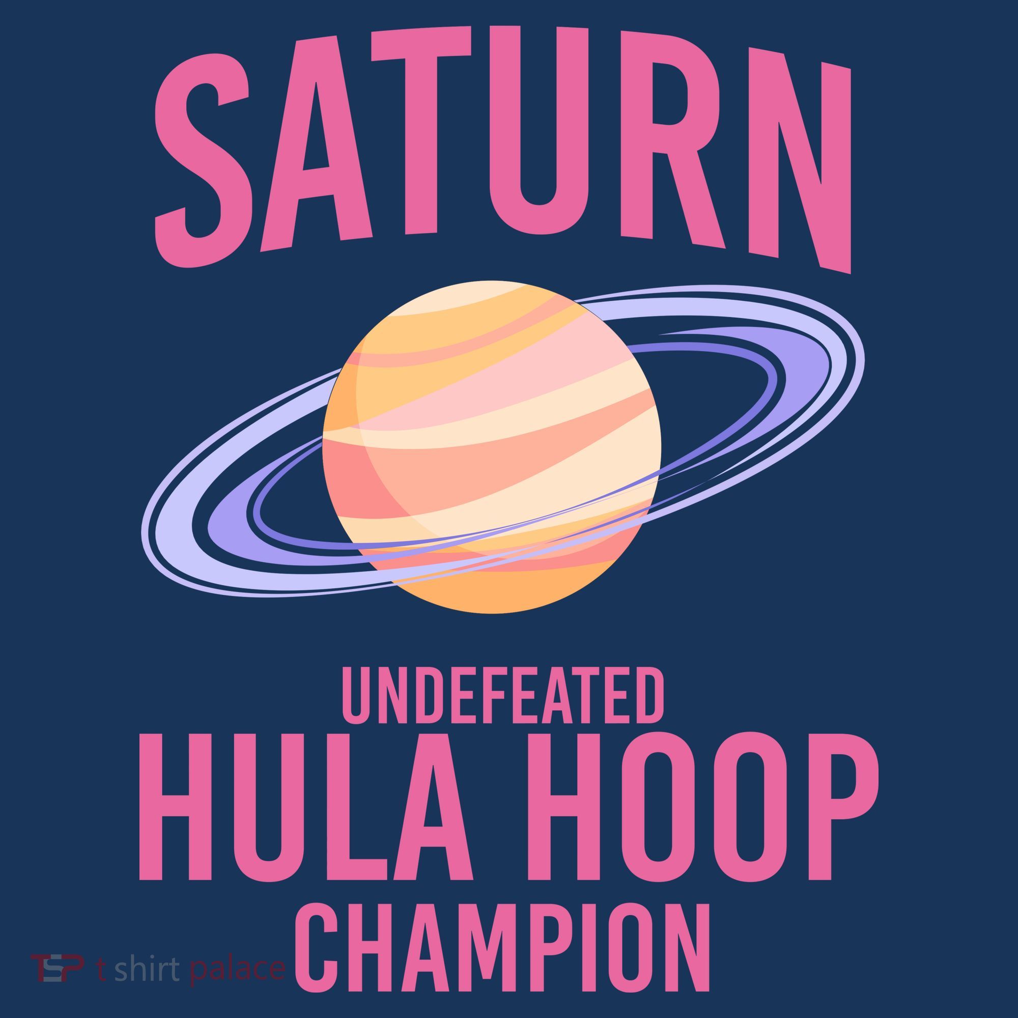 Saturn Undefeated Hula Hoop Women's Hoodie