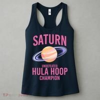 Saturn Undefeated Hula Hoop Women's Tank Top thumb 3