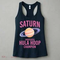 Saturn Undefeated Hula Hoop Women's Tank Top thumb 3