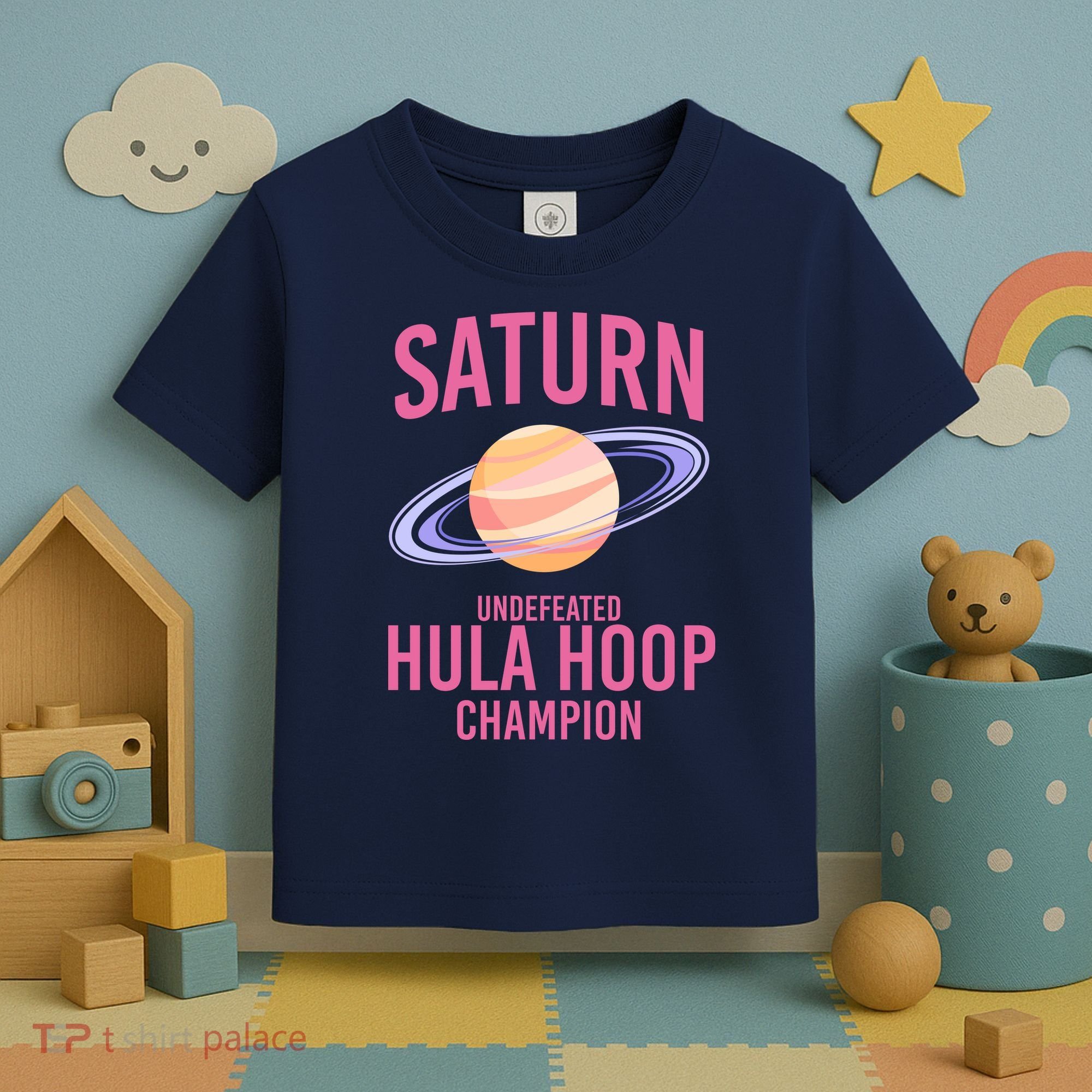 Saturn Undefeated Hula Hoop Toddler T-Shirt