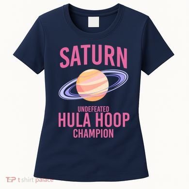 Saturn Undefeated Hula Hoop Women's T-Shirt