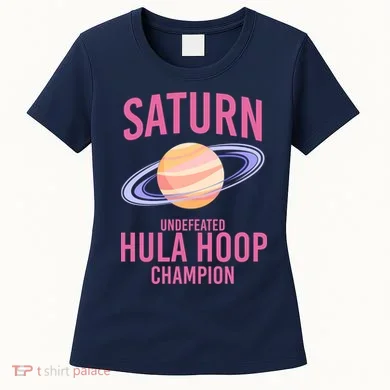 Saturn Undefeated Hula Hoop Women's T-Shirt