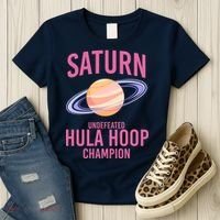Saturn Undefeated Hula Hoop Women's T-Shirt thumb 3