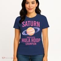 Saturn Undefeated Hula Hoop Women's T-Shirt thumb 4