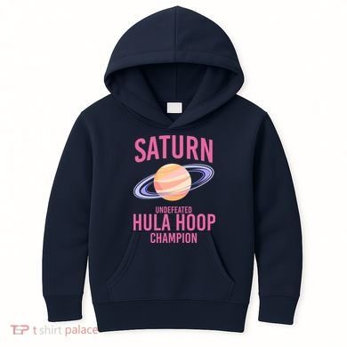 Saturn Undefeated Hula Hoop Kids Hoodie