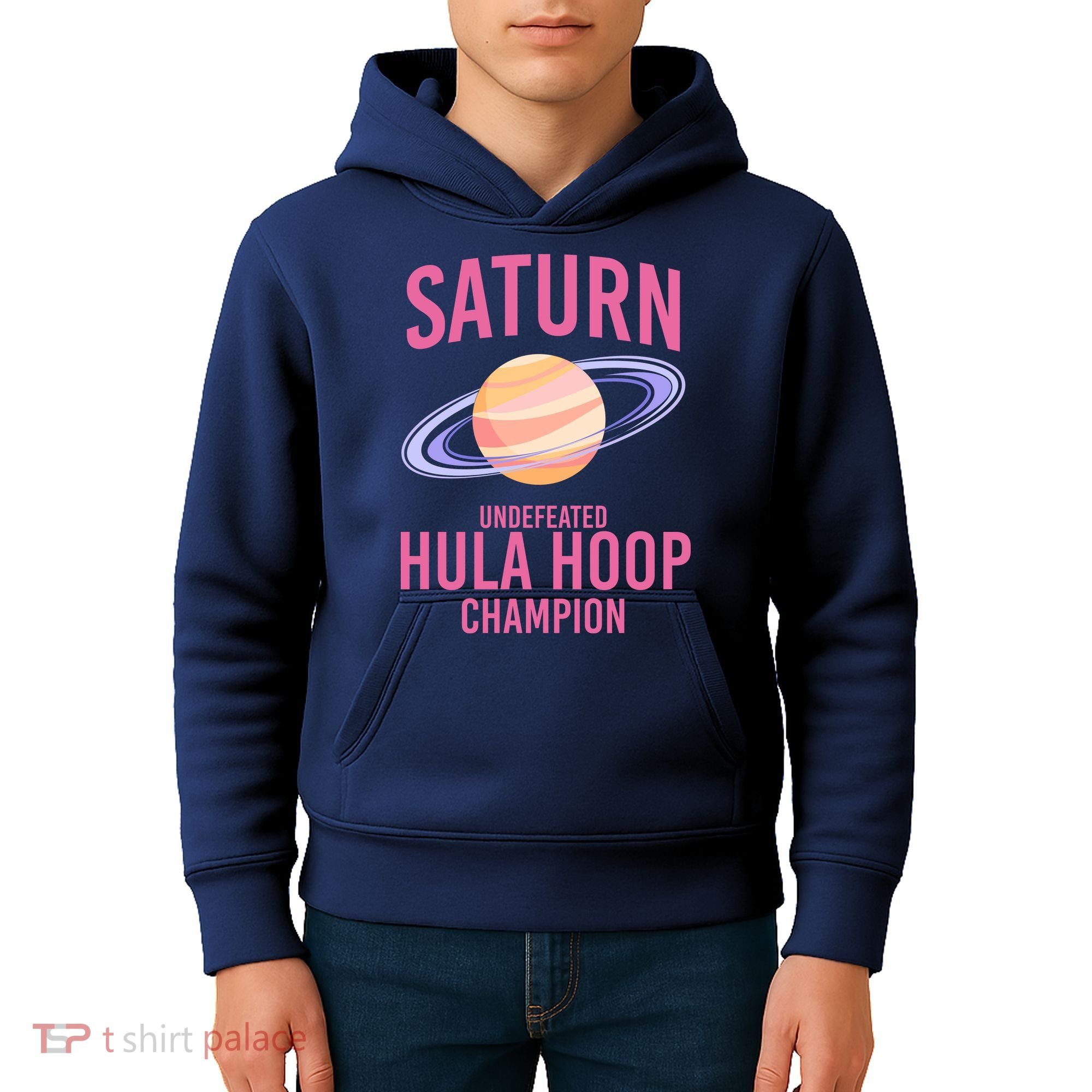 Saturn Undefeated Hula Hoop Kids Hoodie