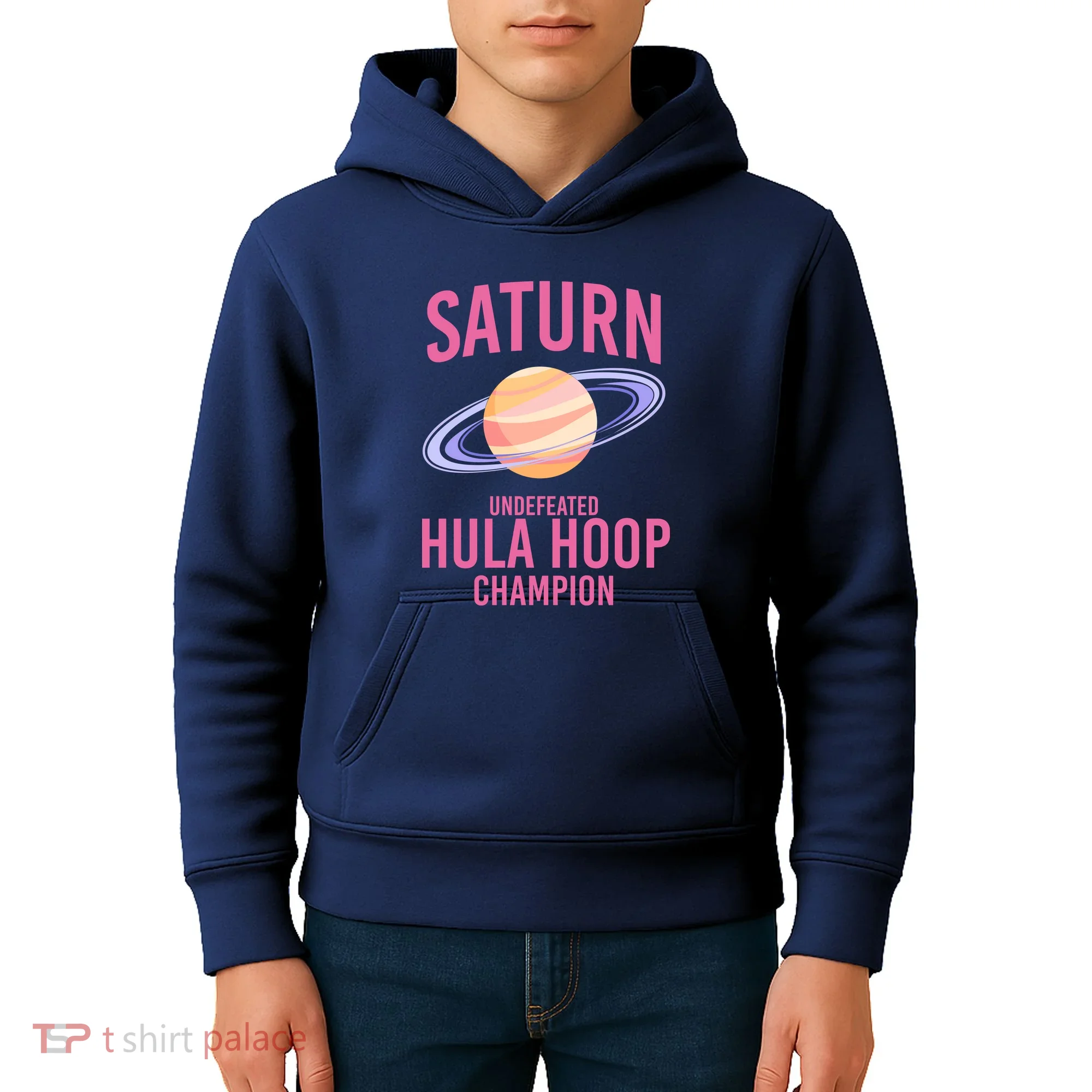 Saturn Undefeated Hula Hoop Kids Hoodie