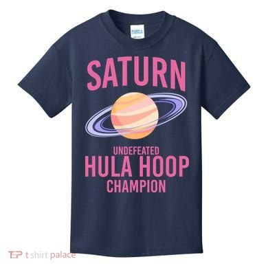 Saturn Undefeated Hula Hoop Kids T-Shirt