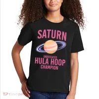 Saturn Undefeated Hula Hoop Kids T-Shirt thumb 2