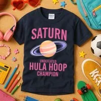 Saturn Undefeated Hula Hoop Kids T-Shirt thumb 3