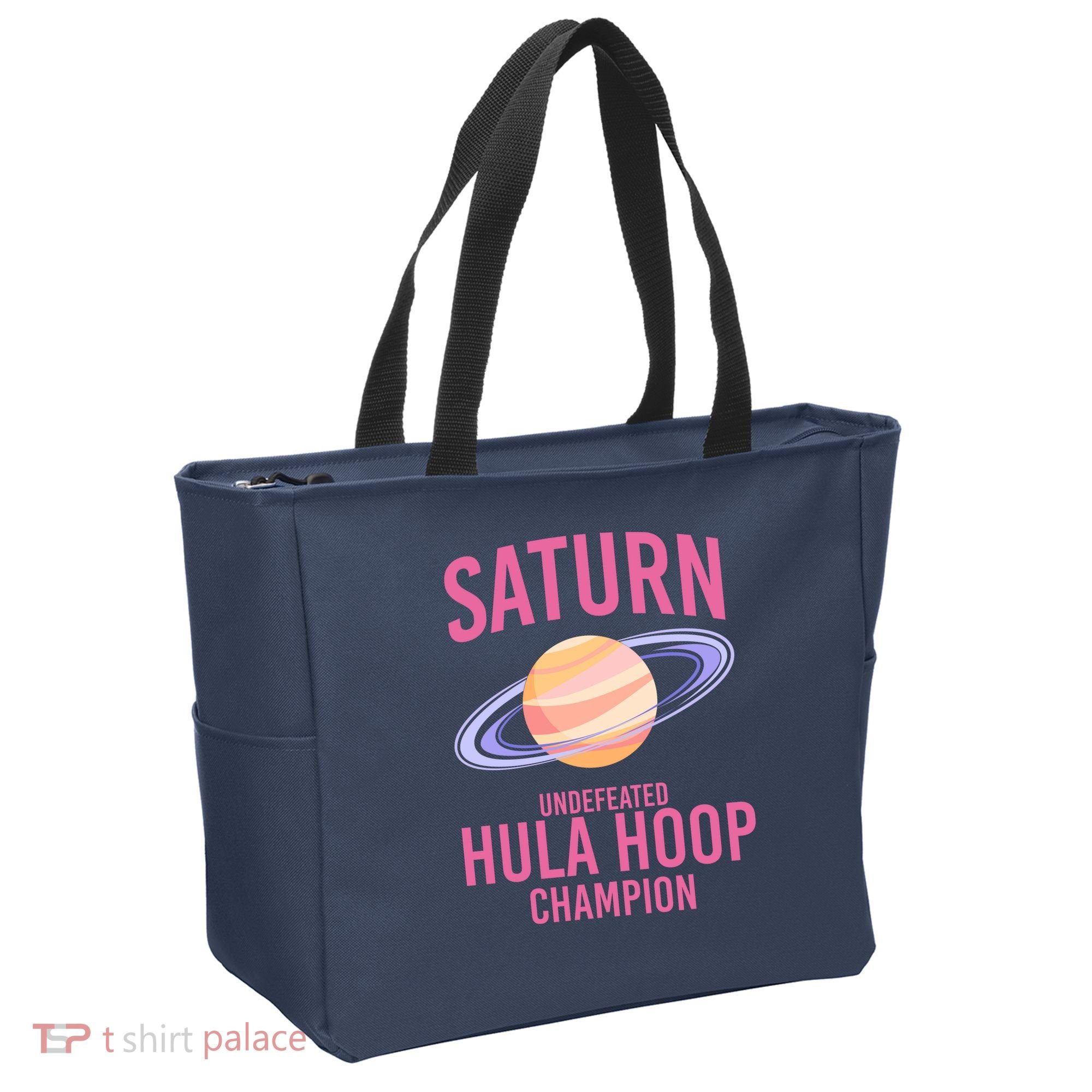 Saturn Undefeated Hula Hoop Tote Bag