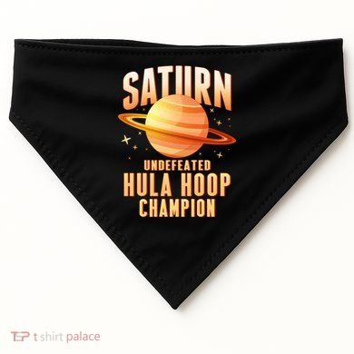 Saturn Undefeated Hula Hoop Champion USA-Made Doggie Bandana