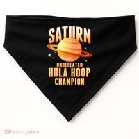 Saturn Undefeated Hula Hoop Champion USA-Made Doggie Bandana thumb 0