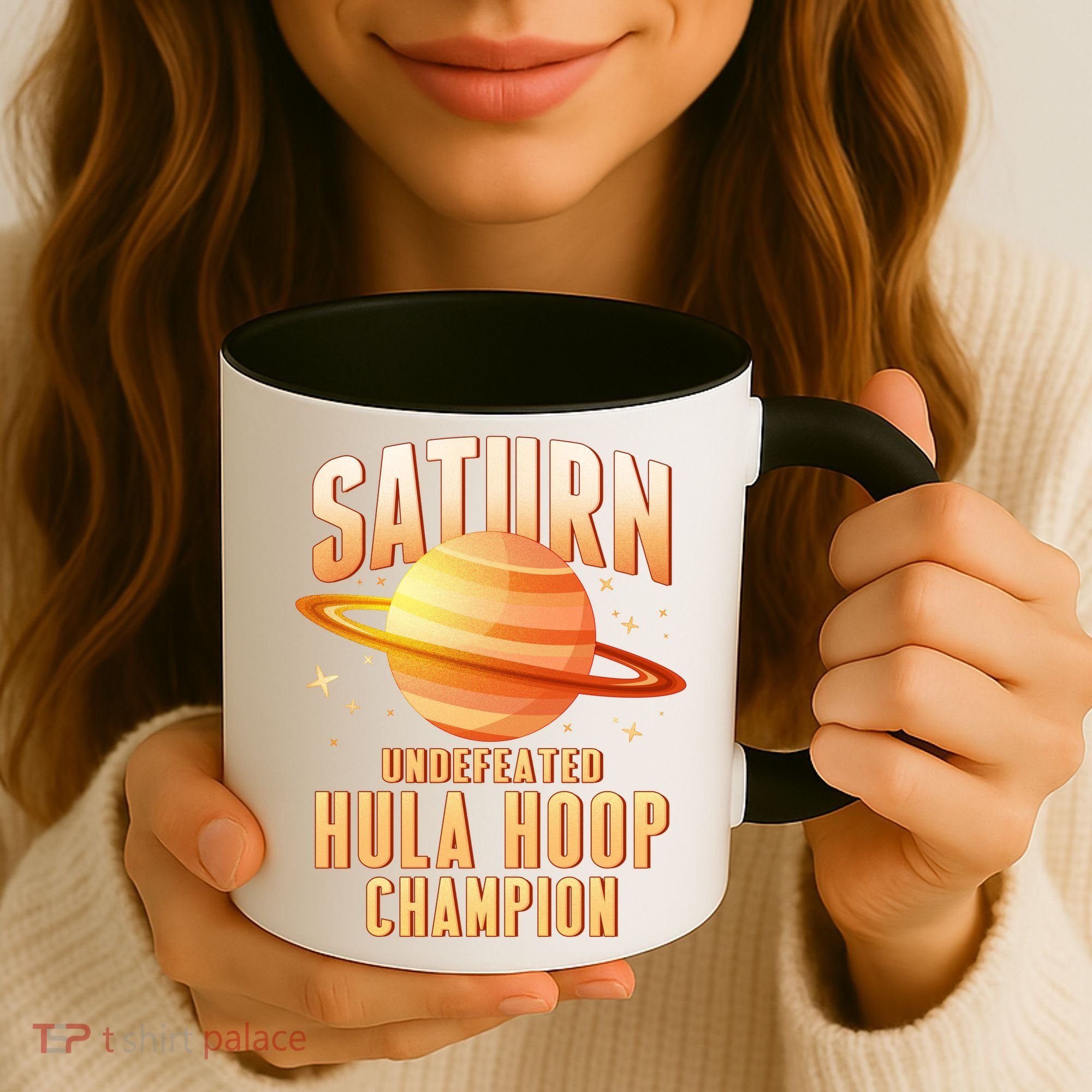 Saturn Undefeated Hula Hoop Champion Coffee Mug
