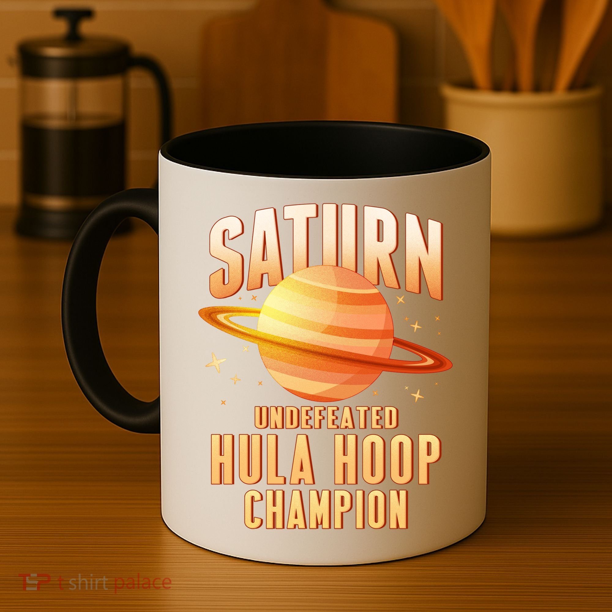 Saturn Undefeated Hula Hoop Champion Coffee Mug