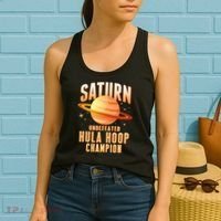Saturn Undefeated Hula Hoop Champion Women's Tank Top thumb 2