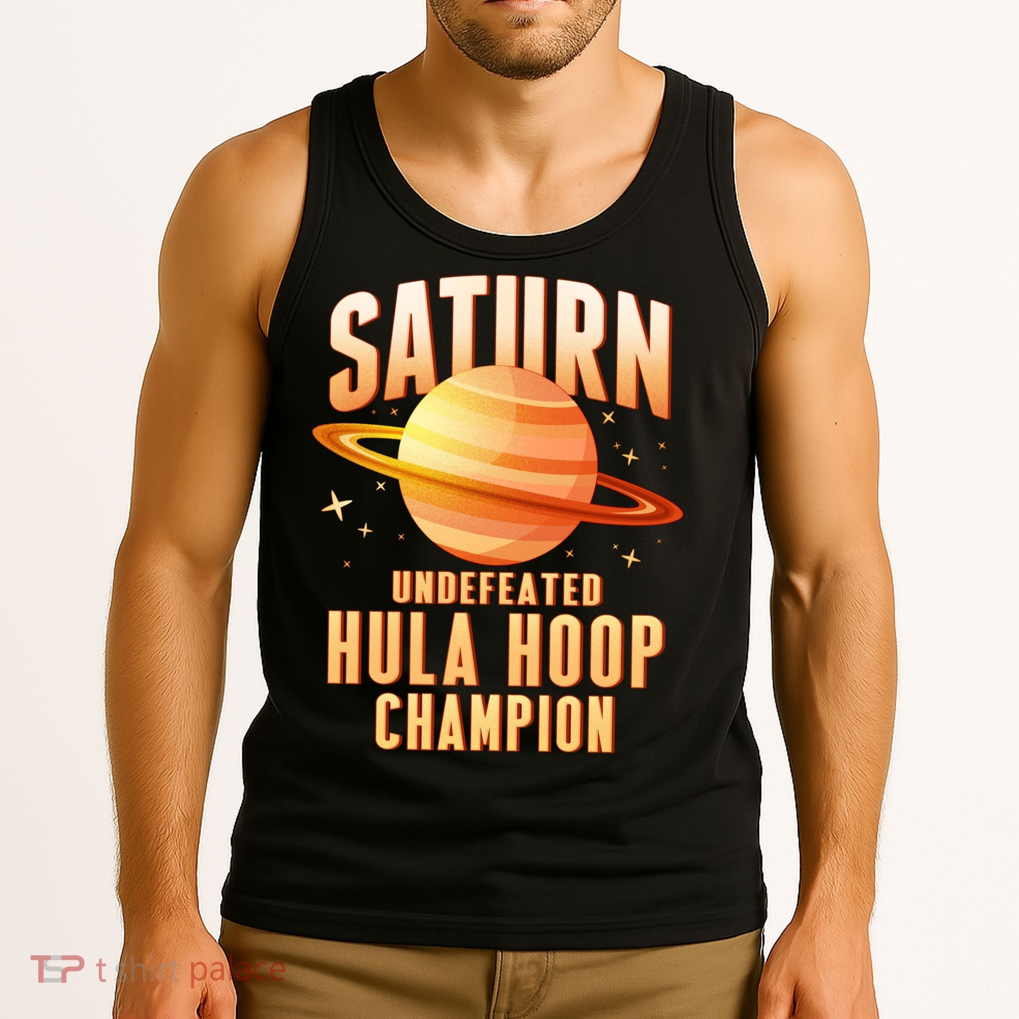 Saturn Undefeated Hula Hoop Champion Tank Top
