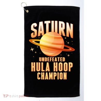 Saturn Undefeated Hula Hoop Champion Golf Towel