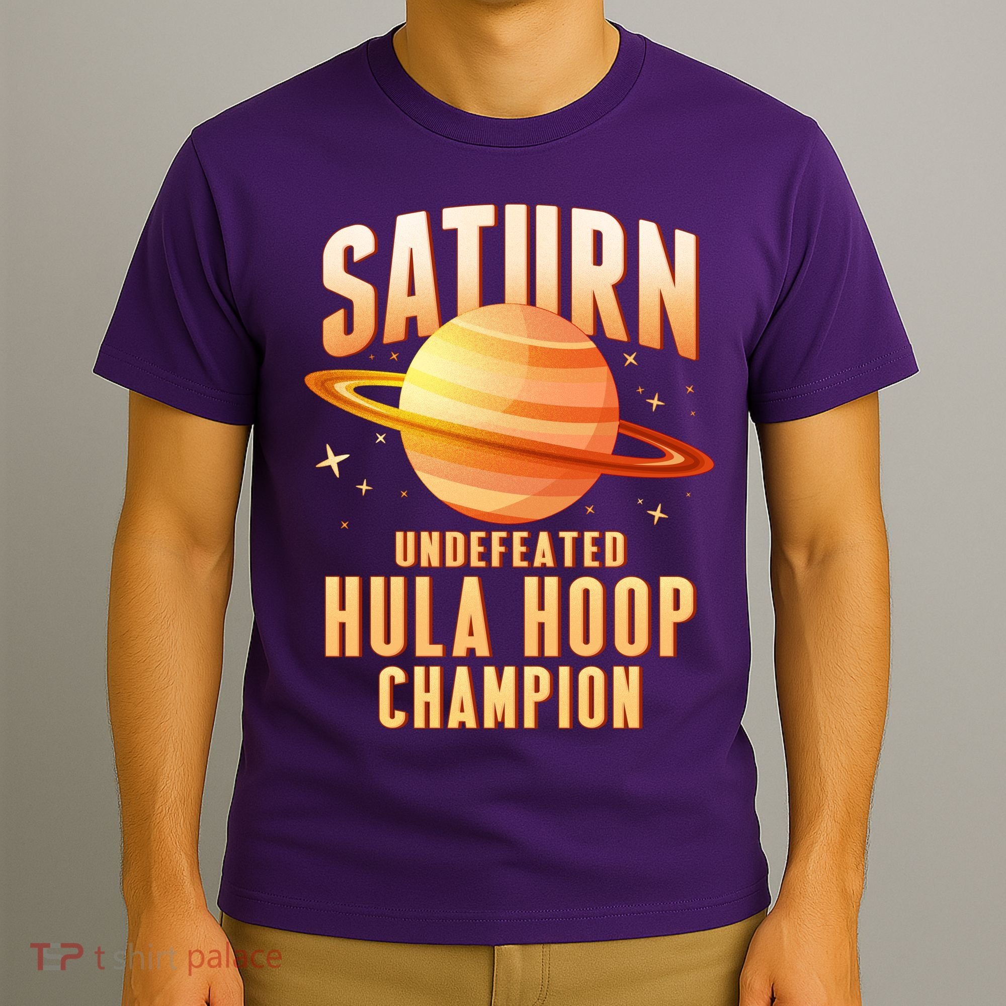 Saturn Undefeated Hula Hoop Champion T-Shirt