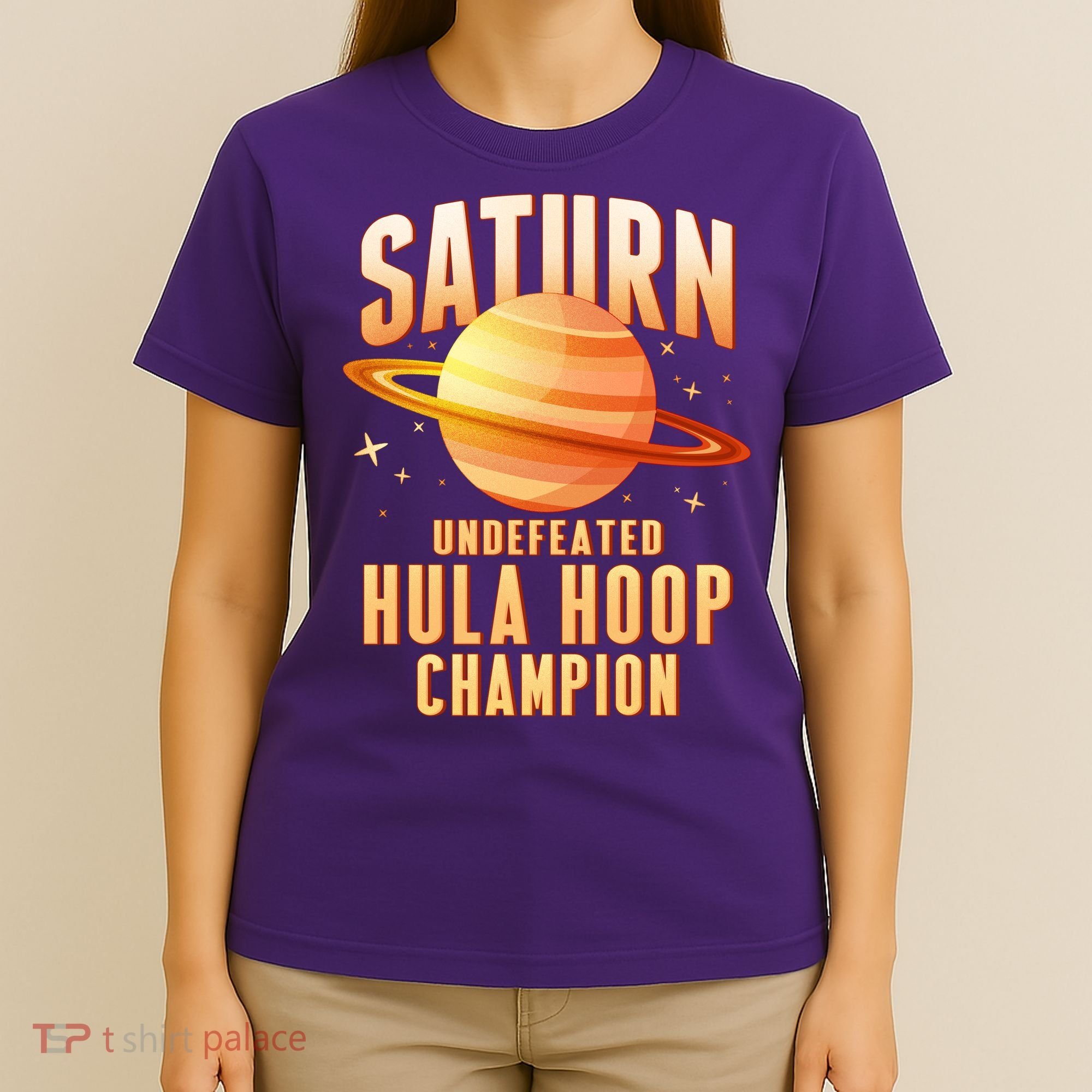 Saturn Undefeated Hula Hoop Champion T-Shirt