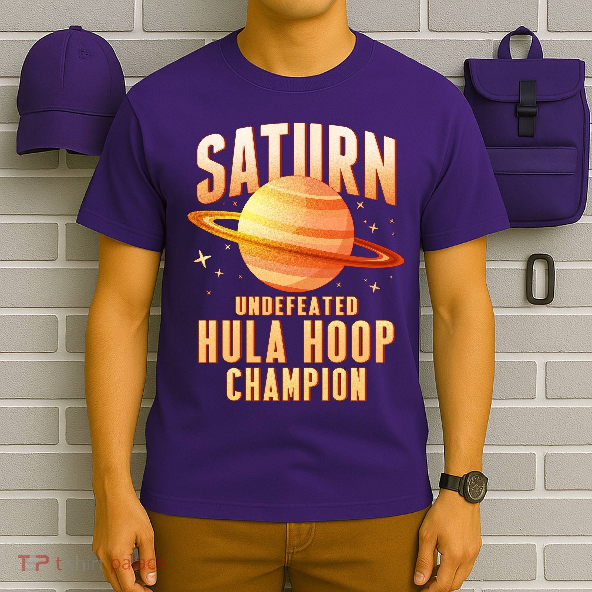 Saturn Undefeated Hula Hoop Champion T-Shirt