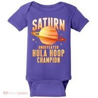 Saturn Undefeated Hula Hoop Champion Baby Bodysuit thumb 0