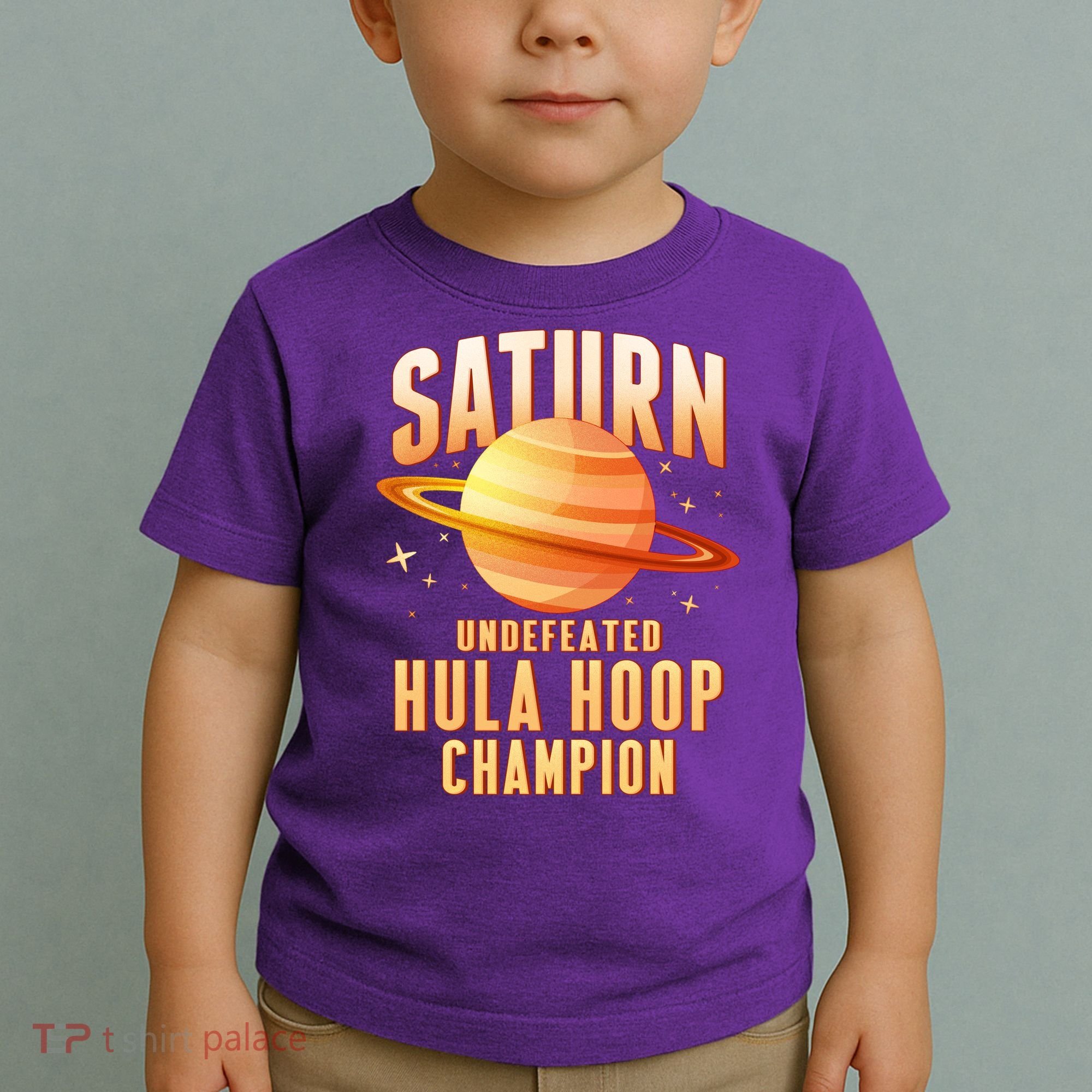 Saturn Undefeated Hula Hoop Champion Toddler T-Shirt