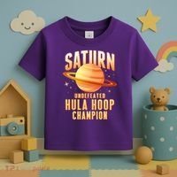 Saturn Undefeated Hula Hoop Champion Toddler T-Shirt thumb 3