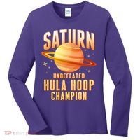 Saturn Undefeated Hula Hoop Champion Women's Long Sleeve Shirt thumb 0