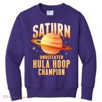 Saturn Undefeated Hula Hoop Champion Kids Sweatshirt thumb 0