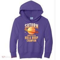 Saturn Undefeated Hula Hoop Champion Kids Hoodie thumb 0