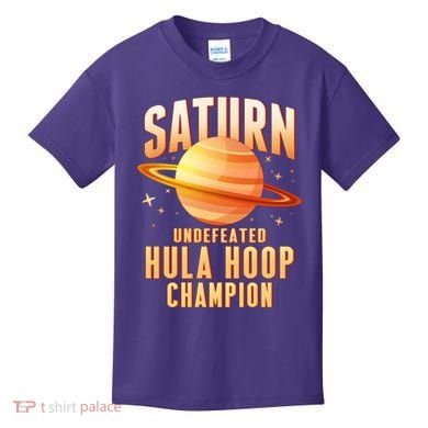 Saturn Undefeated Hula Hoop Champion Kids T-Shirt