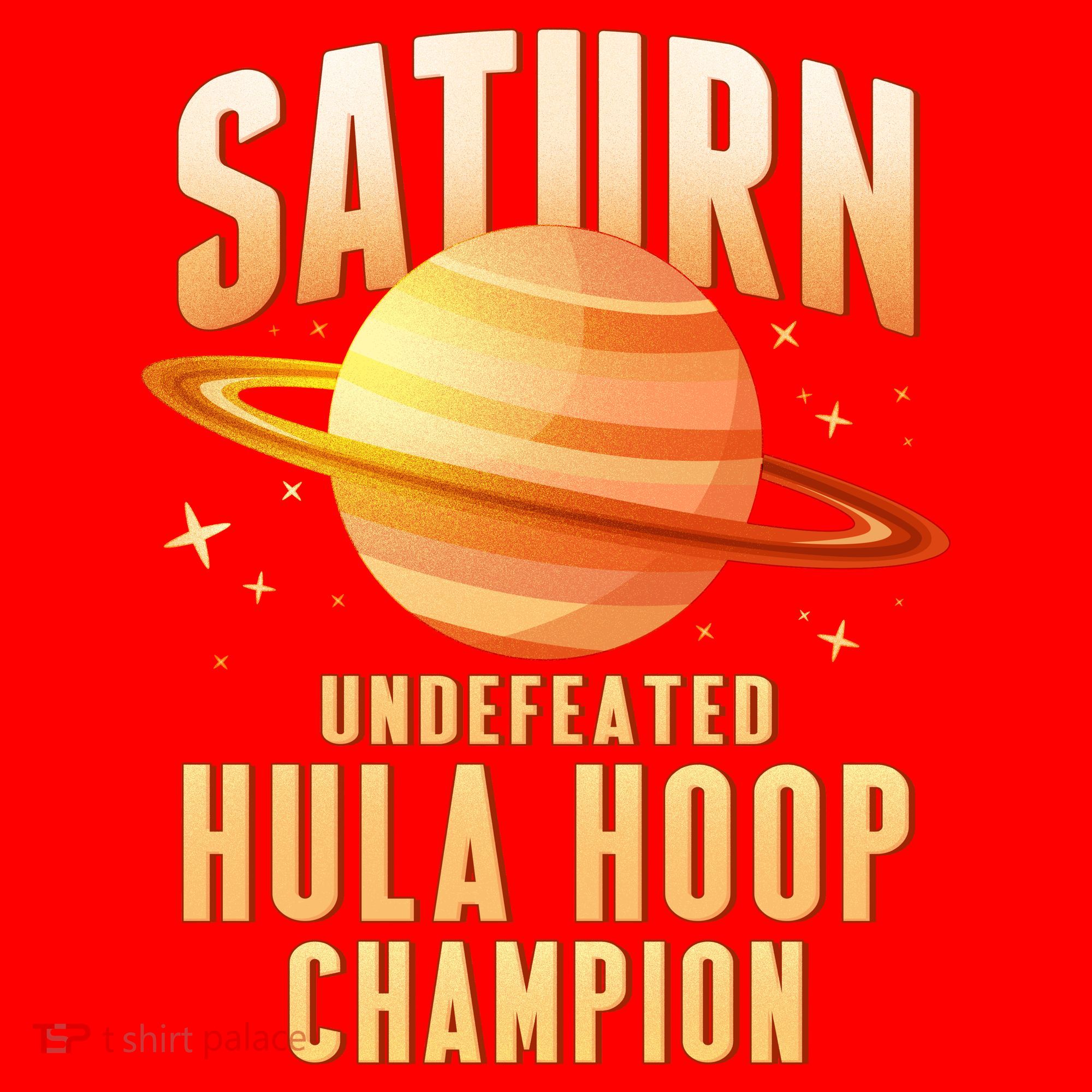 Saturn Undefeated Hula Hoop Champion Santa Hat