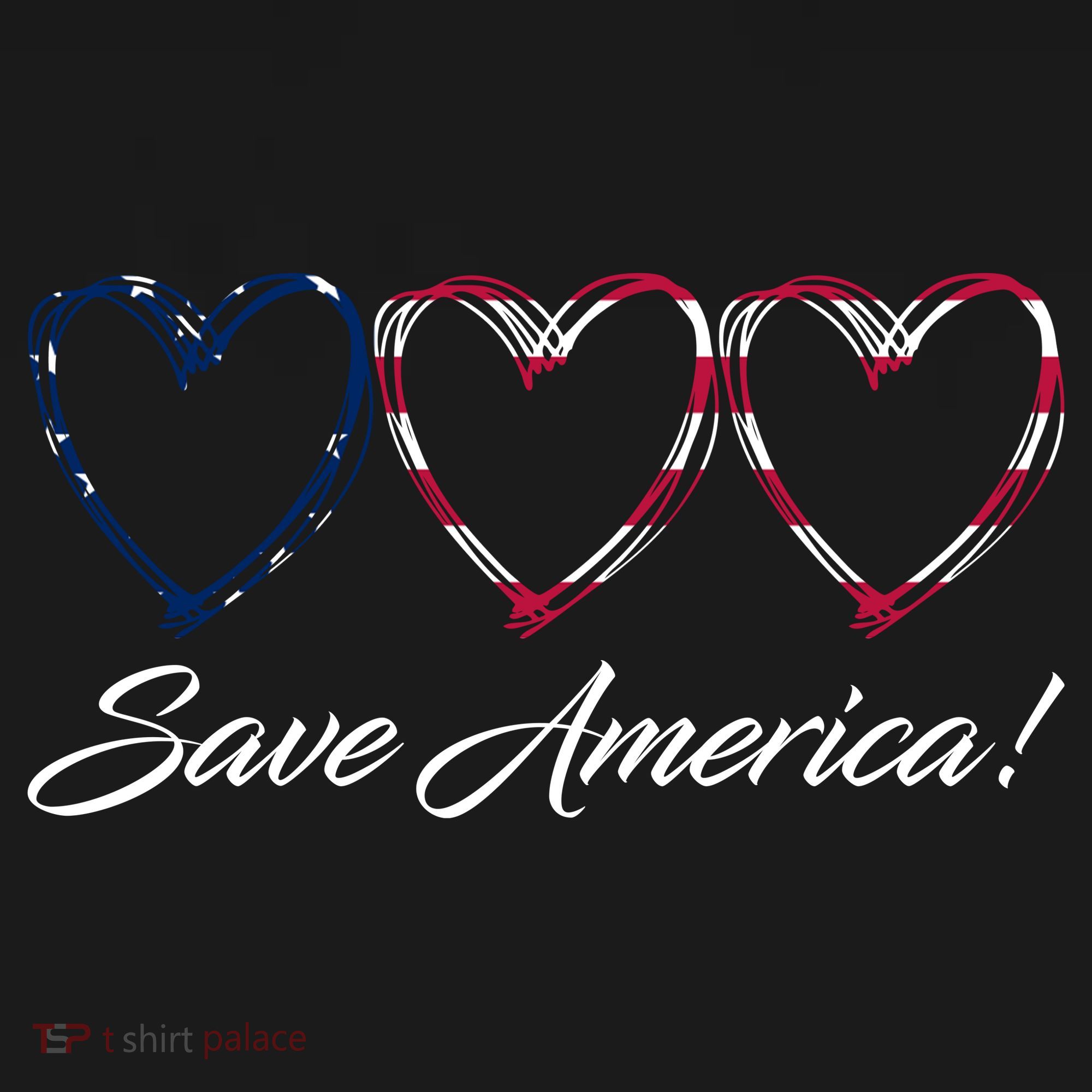 Save America USA Heart Toddler Hoodie