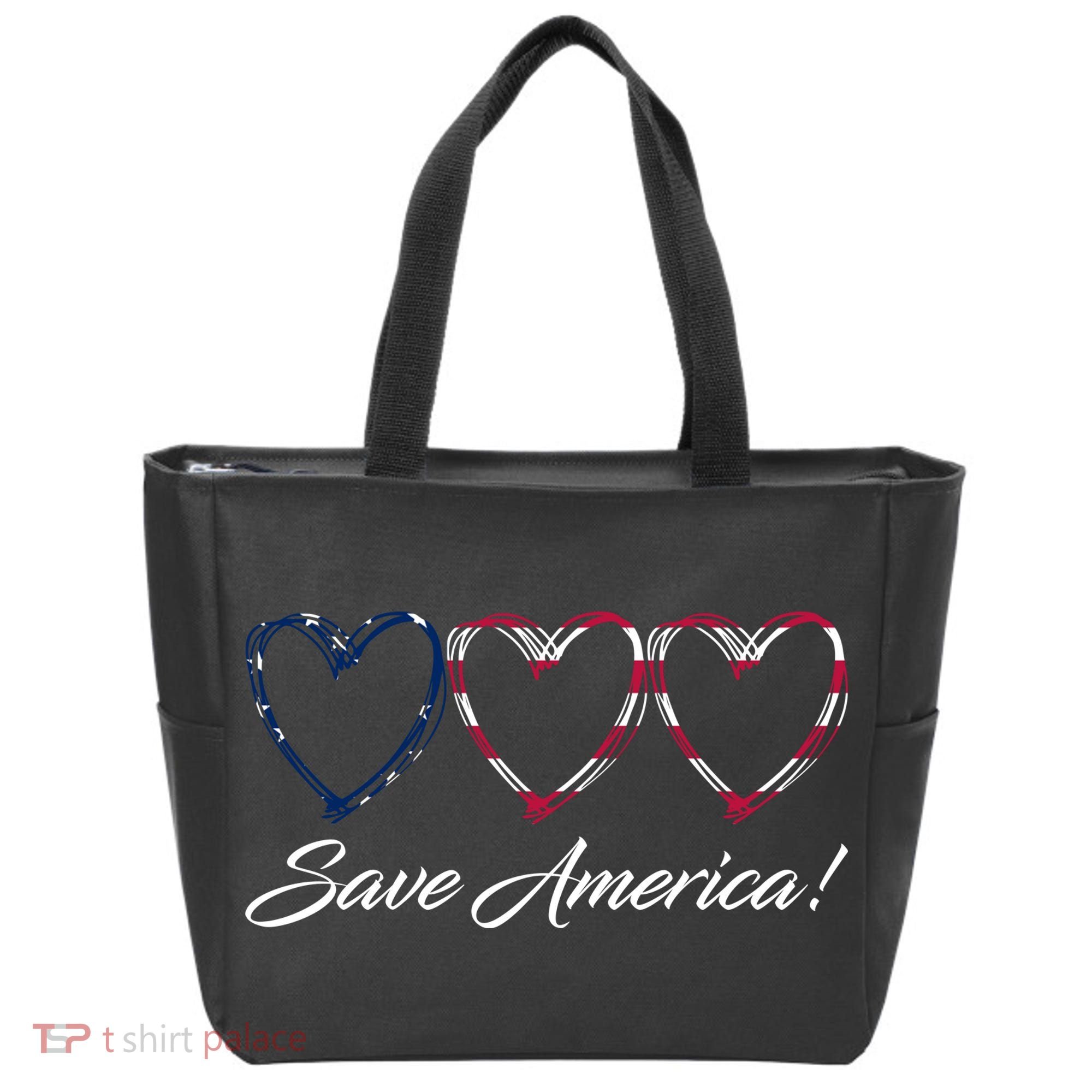 Save America USA Heart Tote Bag