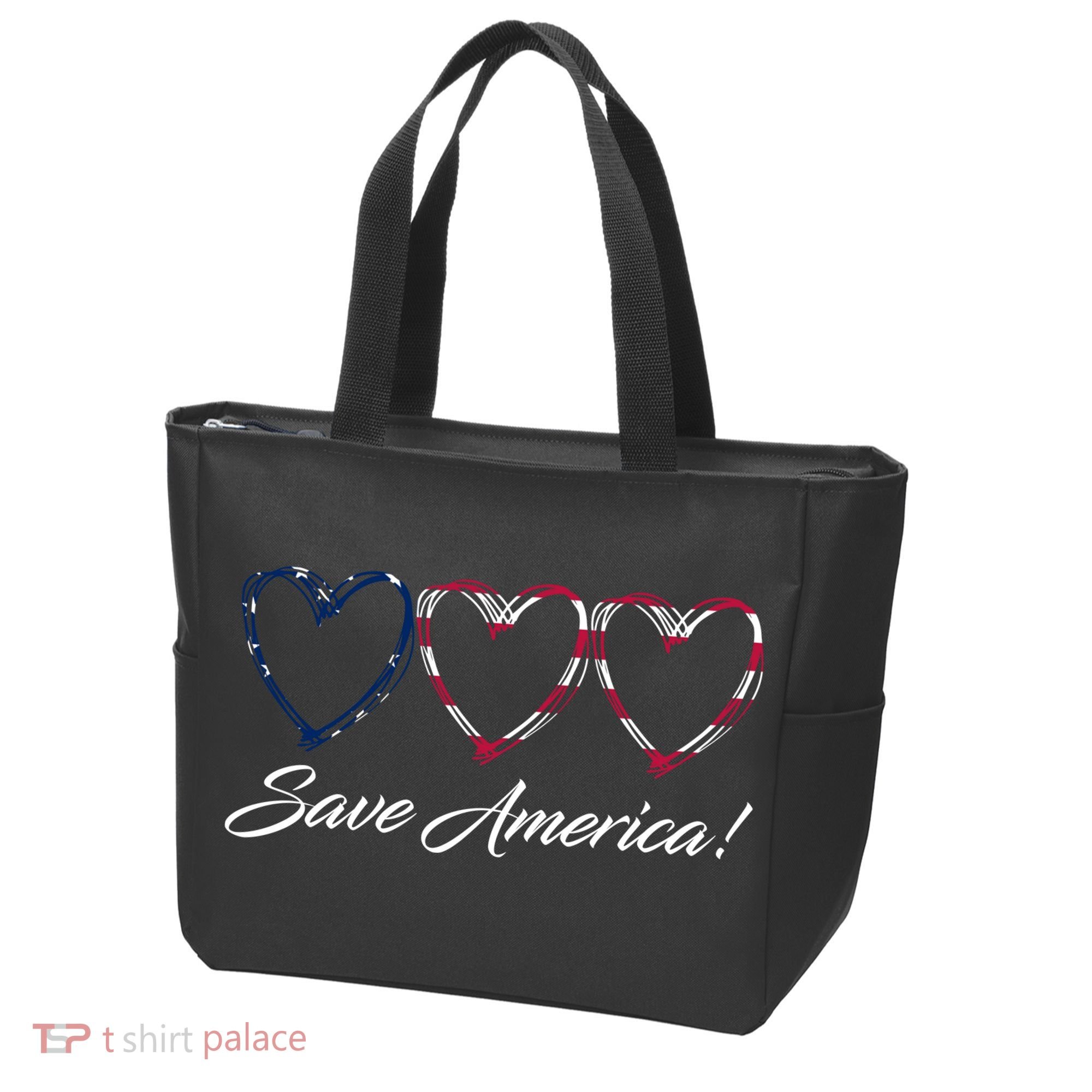 Save America USA Heart Tote Bag
