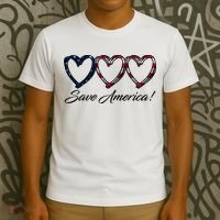 Save America USA Heart T-Shirt thumb 3