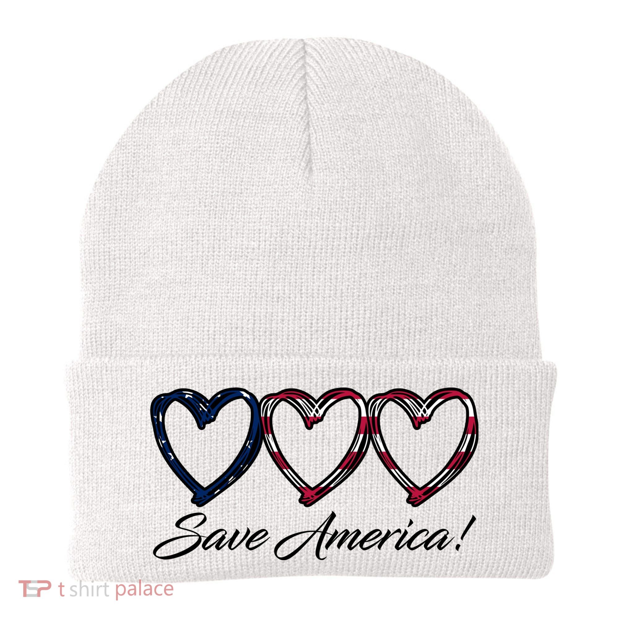 Save America USA Heart Beanie
