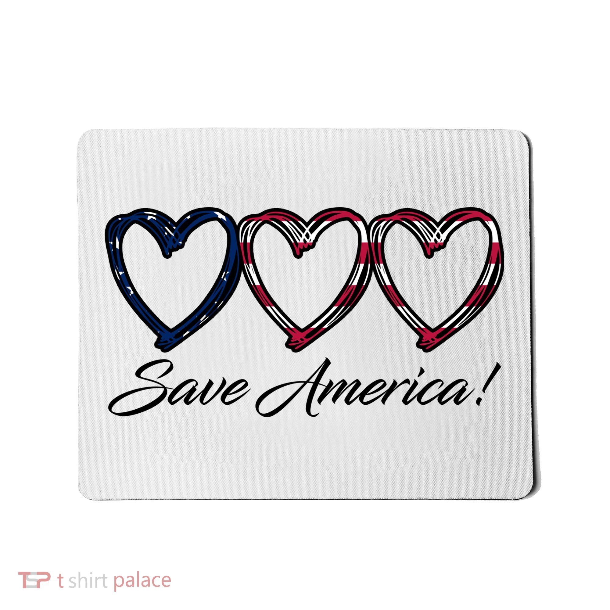 Save America USA Heart Mousepad