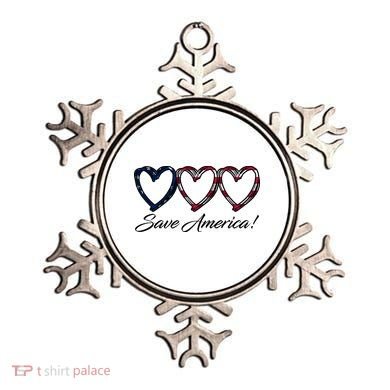 Save America USA Heart Ornament