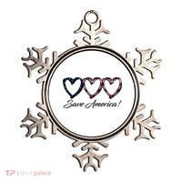 Save America USA Heart Ornament thumb 0