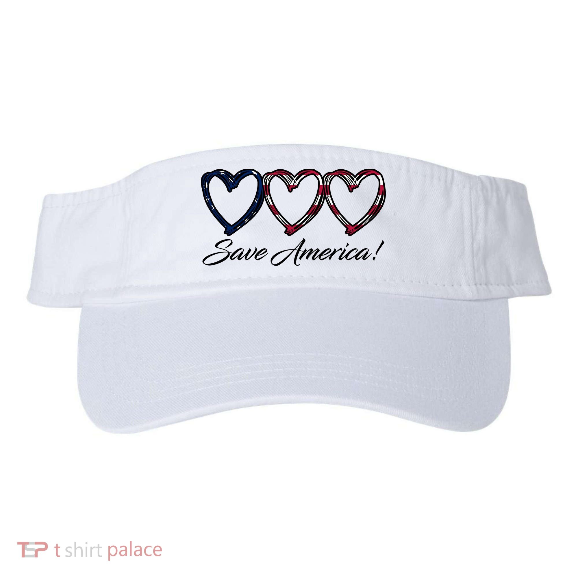 Save America USA Heart Visor