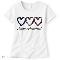 Save America USA Heart Women's T-Shirt thumb 0