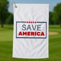 Save America USA Golf Towel thumb 1