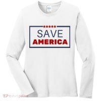 Save America USA Women's Long Sleeve Shirt thumb 0