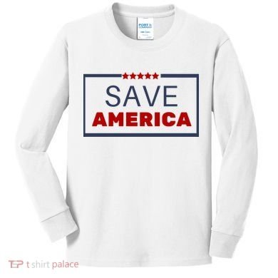 Save America USA Kids Long Sleeve Shirt